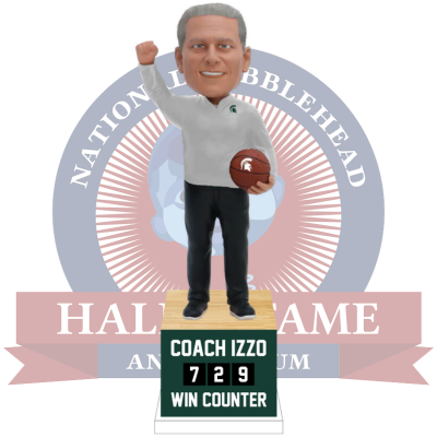 Tom Izzo Michigan State Spartans Coach Win Counter Bobblehead (Presale)