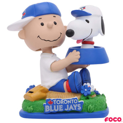 Charlie Brown & Snoopy Peanuts Dual Mini Bighead MLB Bobbleheads Charlie Brown & Snoopy Peanuts Dual Mini Bighead MLB Bobbleheads