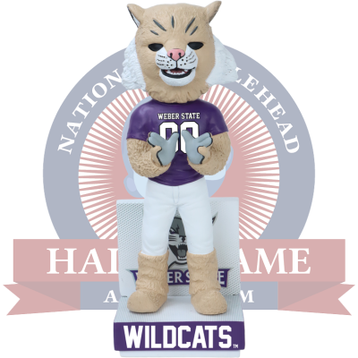 Waldo the Wildcat Weber State Wildcats Mascot Bobblehead