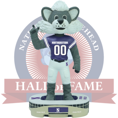 Willie the Wildcat Northwestern Wildcats New Ryan Field Bobblehead (Presale)