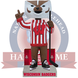 Bucky Badger Wisconsin Badgers Mascot 2026 NCAA Women's Hockey National Champions Bobblehead (Presale)
