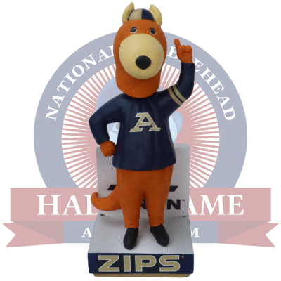 Zippy Akron Zips Mascot Bobblehead – National Bobblehead HOF Store