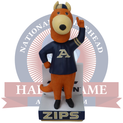 Zippy Akron Zips Mascot Bobblehead (Presale)