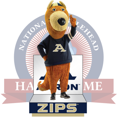 Zippy Akron Zips Mascot Bobblehead (Presale) – National Bobblehead HOF ...