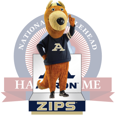 Zippy Akron Zips Mascot Bobblehead (Presale)