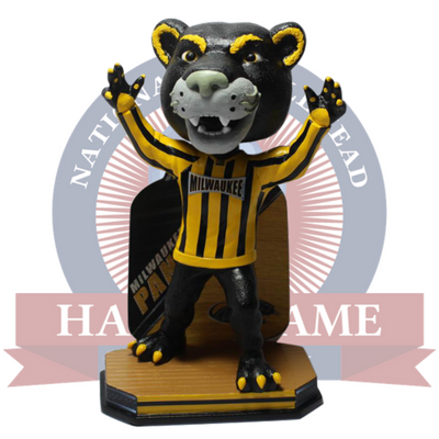 Milwaukee Panthers Pounce Mascot Bobblehead - National Bobblehead HOF Store