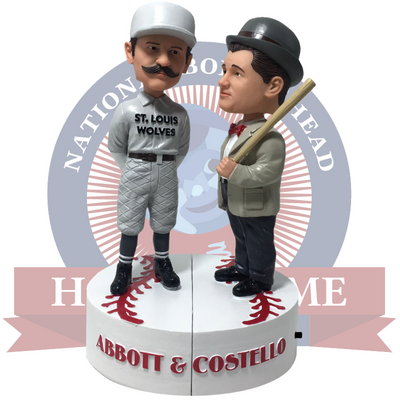 Abbott and Costello "Who's on First?" Talking Bobblehead Set