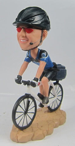 Bicycle Police Officer Bobblehead - National Bobblehead HOF Store