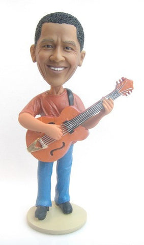 Male Guitar Player Bobblehead #4 - National Bobblehead HOF Store