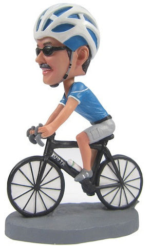 Custom Male Cyclist Bobblehead - National Bobblehead HOF Store