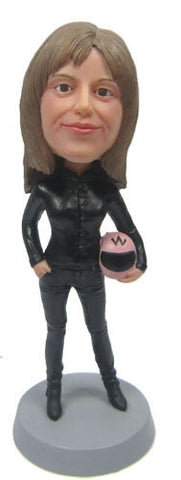 Racer Female Bobblehead - National Bobblehead HOF Store