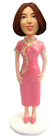 Asian Dress Bobblehead - National Bobblehead HOF Store