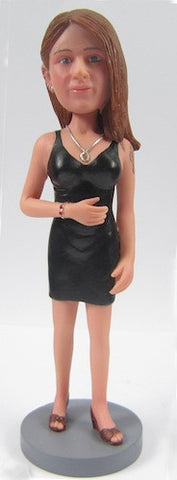 Female Dress Boblehead #2 - National Bobblehead HOF Store