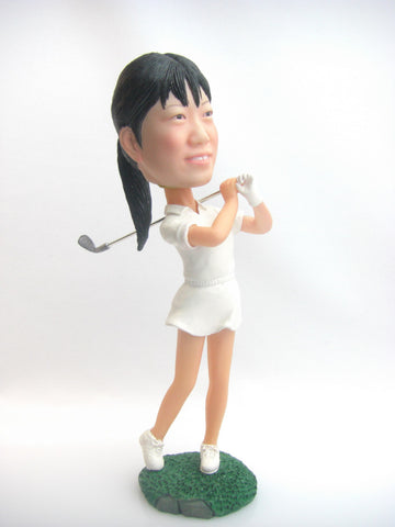 Female Golfer #2 - National Bobblehead HOF Store