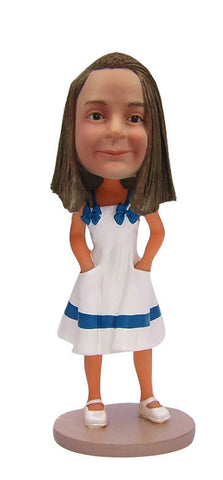 White Dress Girl - National Bobblehead HOF Store