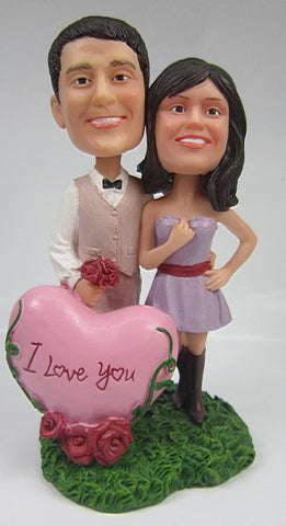 Casual Couple #6 (With Heart) - National Bobblehead HOF Store