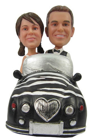 Couple in Car Bobbleheads #2 - National Bobblehead HOF Store