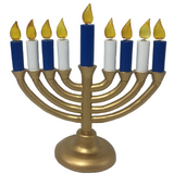 Hanukkah Menorah and Dreidel Bobbles