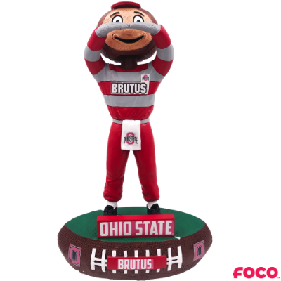 Brutus Buckeye Ohio State Buckeyes Volleyball Mascot Bobblehead
