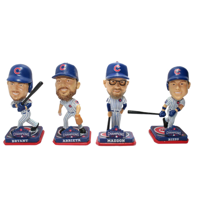 Chicago Cubs 2016 World Series Champions Mini Bobblehead Sets - National Bobblehead HOF Store