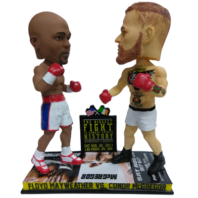 Floyd Mayweather vs. Conor McGregor Dual Floyd Mayweather vs. Conor McGregor Bobbleheads - National Bobblehead HOF Store