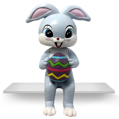 New Solar Powered Dancing Toy Bobble Head Easter Bunny With