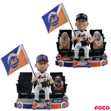 New York Mets Cardboard Cutout Dogs Bobbleheads