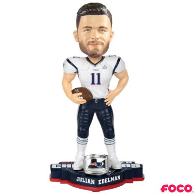 New England Patriots Super Bowl LI 51 Bobbleheads Julian Edelman New England Patriots Super Bowl LI 51 Bobbleheads Julian Edelman