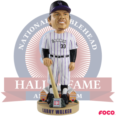 Larry Walker Colorado Rockies Hall of Fame Sublimated Display Case with Image