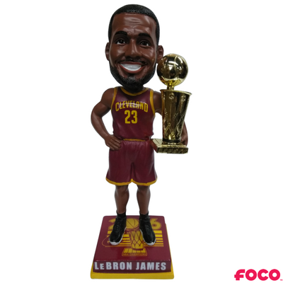 LeBron James Cleveland Cavaliers Retro Jersey Bighead Bobblehead Officially Licensed by NBA