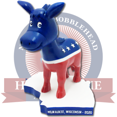 Democratic Donkey Milwaukee, Wisconsin 2020 Bobblehead