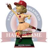 Rockford Peaches AAGPBL Wall Catch Bobbleheads