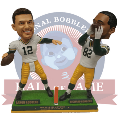 Rodgers to Rodgers Hail Mary Bobblehead - National Bobblehead HOF Store