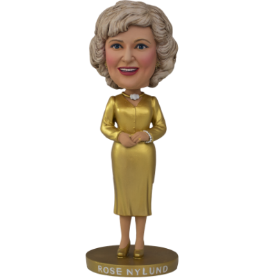 The Golden Girls Bobbleheads Rose Nylund - Gold Comic Con Exclusive The Golden Girls Bobbleheads Rose Nylund - Gold Comic Con Exclusive