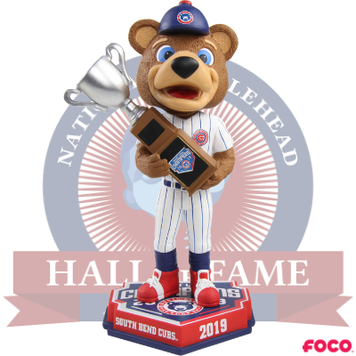 South Bend Cubs 2019 Midwest League Champions Bobblehead