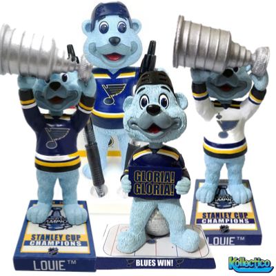 St. Louis Blues Louie Halloween Mummy Bobblehead - Collectible Bobbleheads  by Kollectico