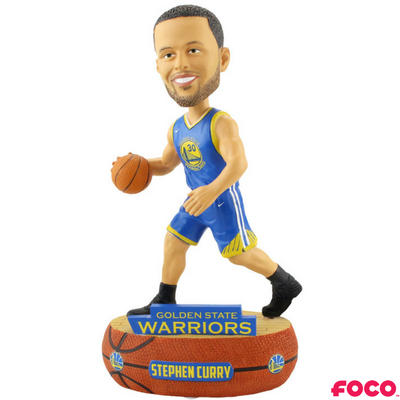 Stephen Curry Golden State Warriors 2023 City Jersey Bobblehead