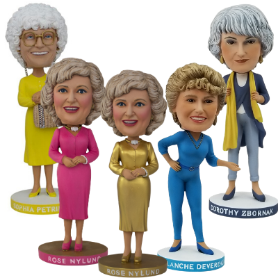 The Golden Girls Bobbleheads Christmas Edition Set Exclusive