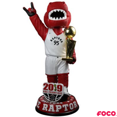 The Raptor Toronto Raptors 2019 NBA Champions City Jersey Bobblehead