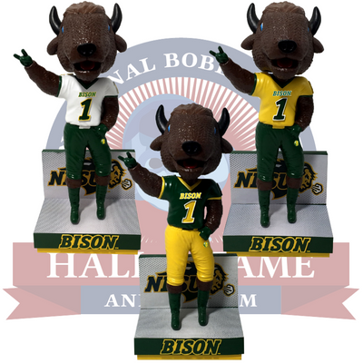Thundar North Dakota State Bison Mascot Bobbleheads