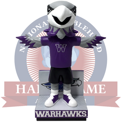 Willie Warhawk Whitewater Warhawks Mascot Bobblehead