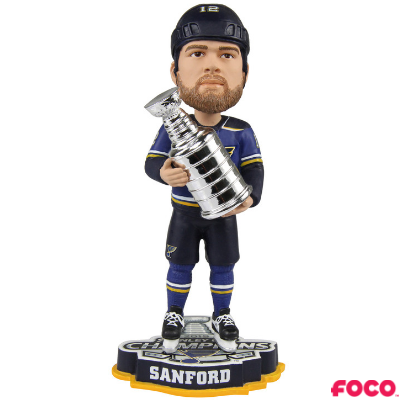 St. Louis Blues 2019 Stanley Cup Champions Bobbleheads Sammy Blais